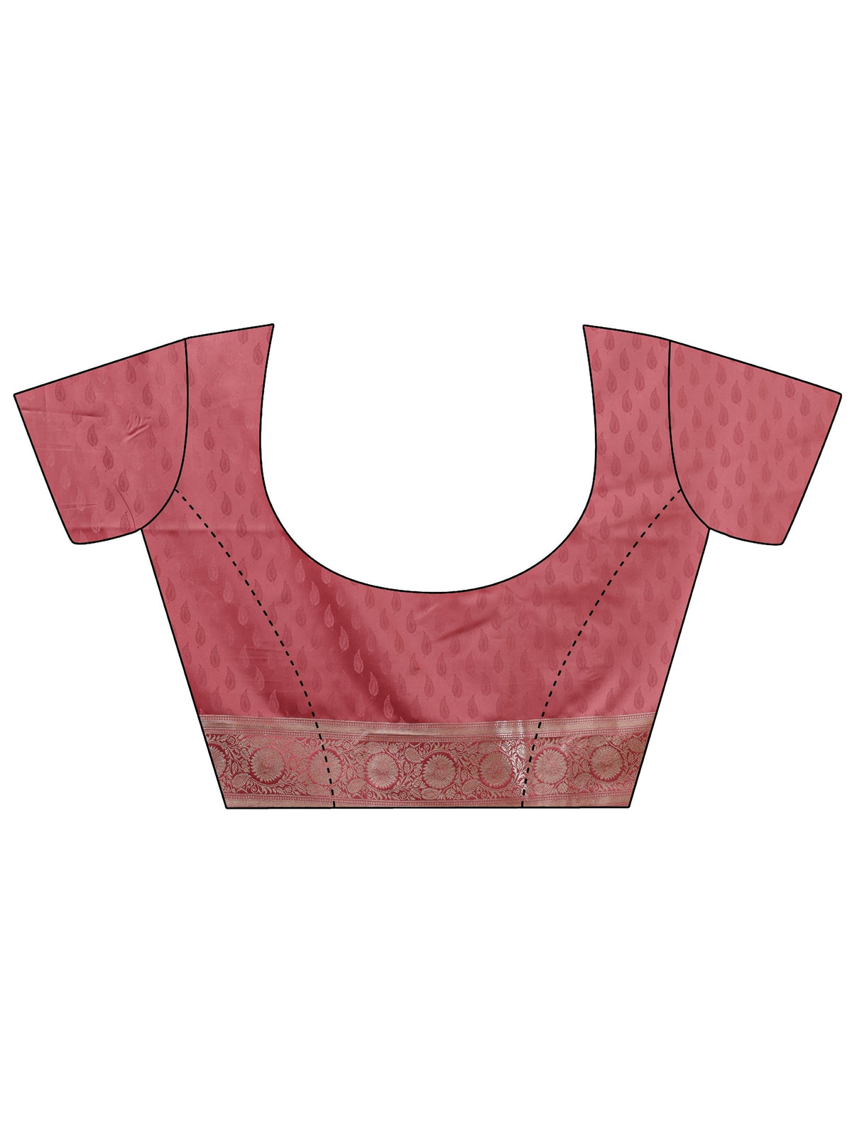 Anouk Pink Kanjeevaram Silk Blend Saree