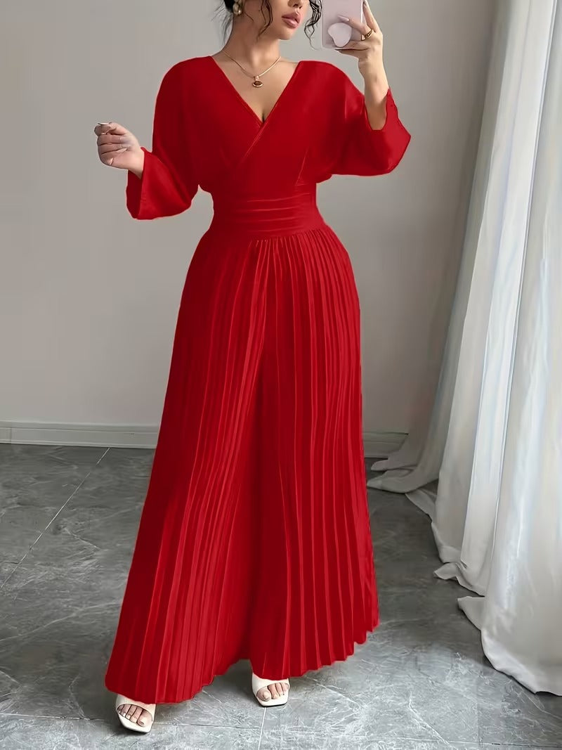 Scarlet Grace Pleated Jumpsuit