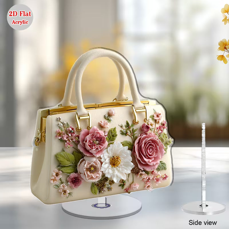 Elegant Floral Designer Handbag