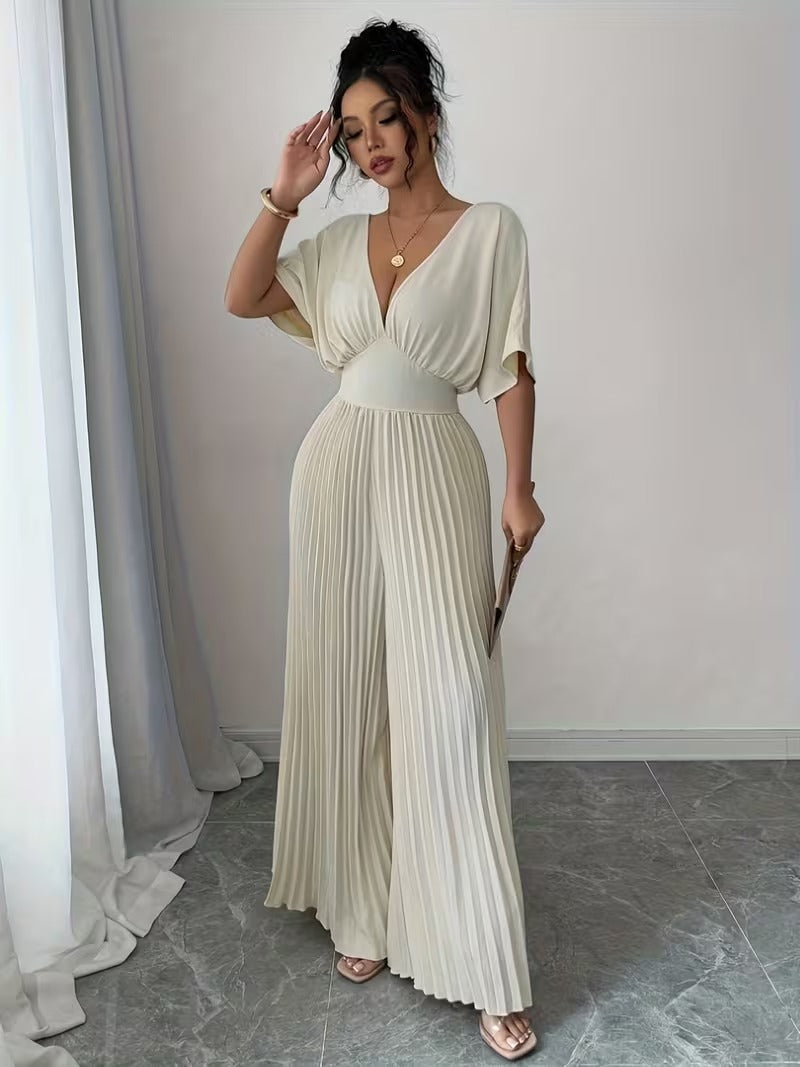 Scarlet Grace Pleated Jumpsuit