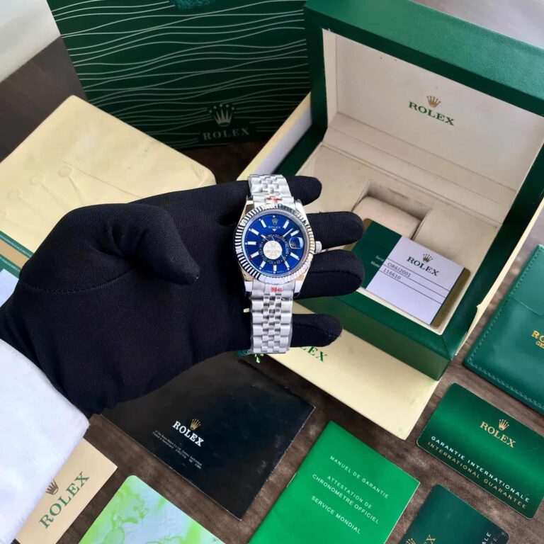 Role_x Sky Dweller Silver/Blue  Watch