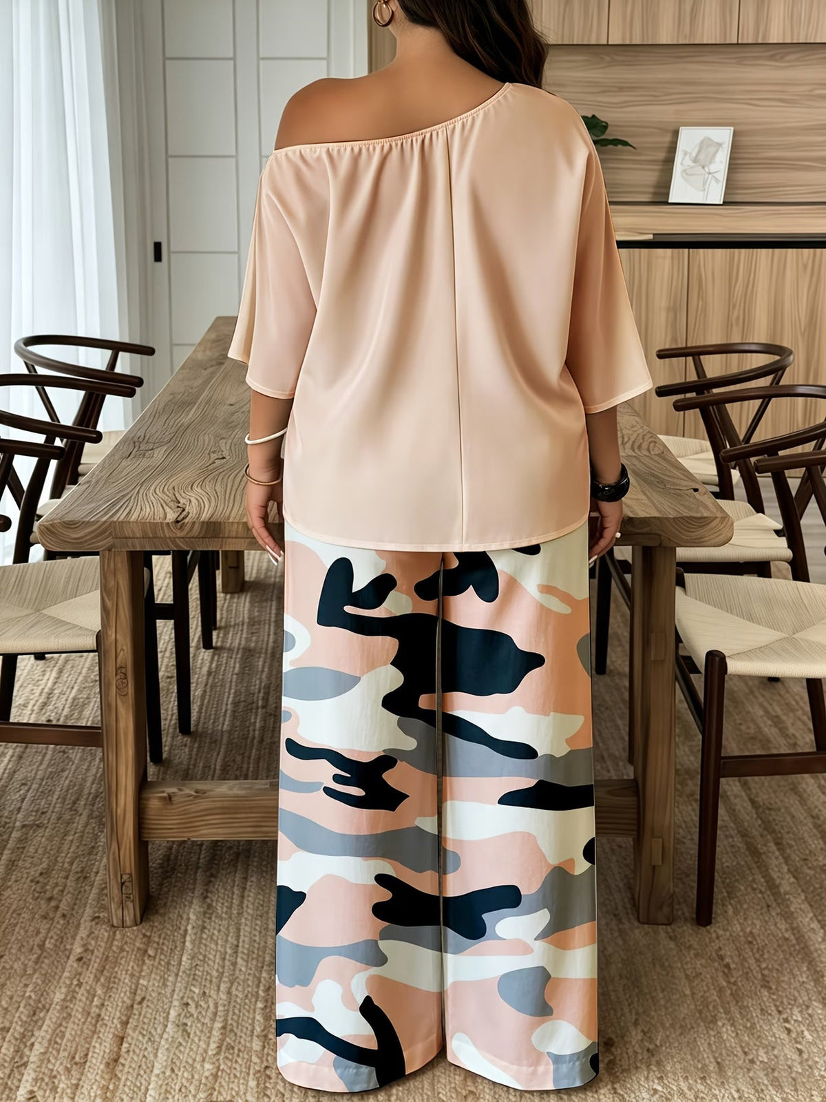 Neon Queen Camo Lounge Co-Ord Set