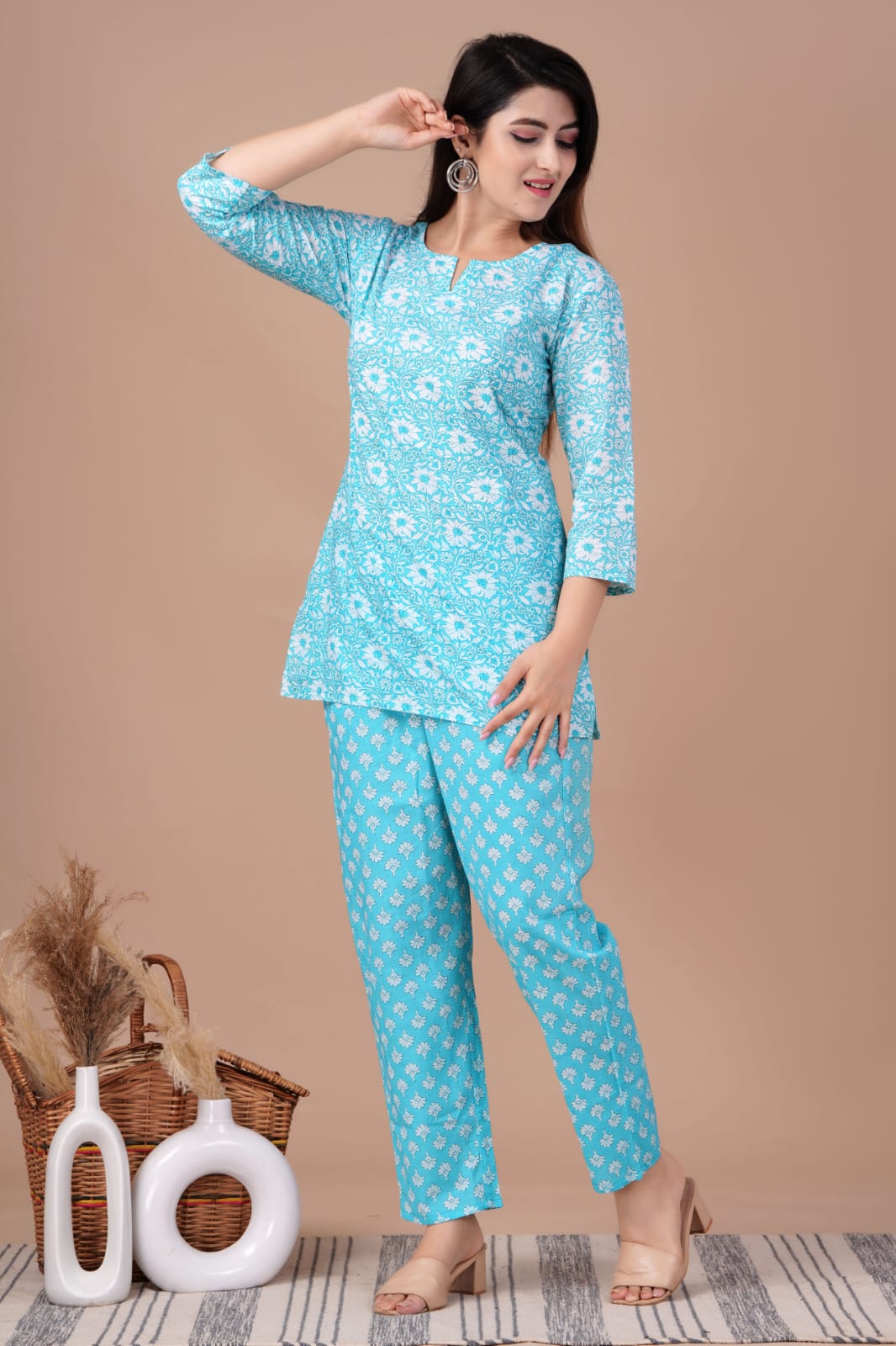Cotton Night Suit Set
