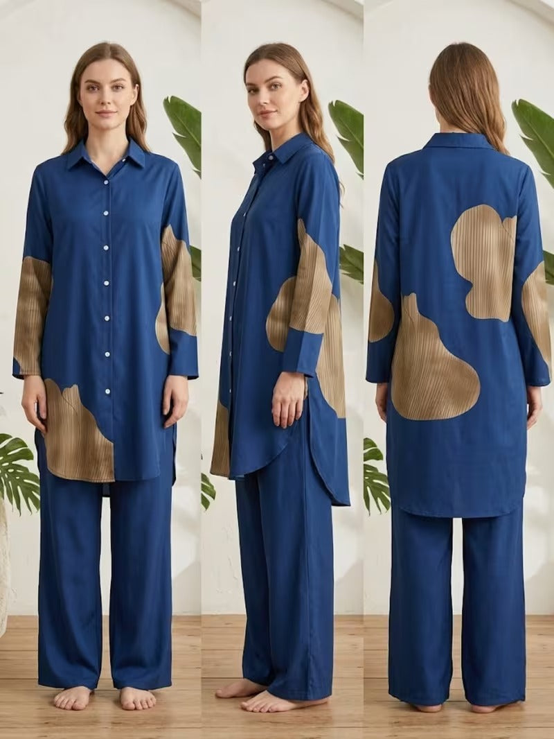 Elegant Boho Print Co-Ord Set