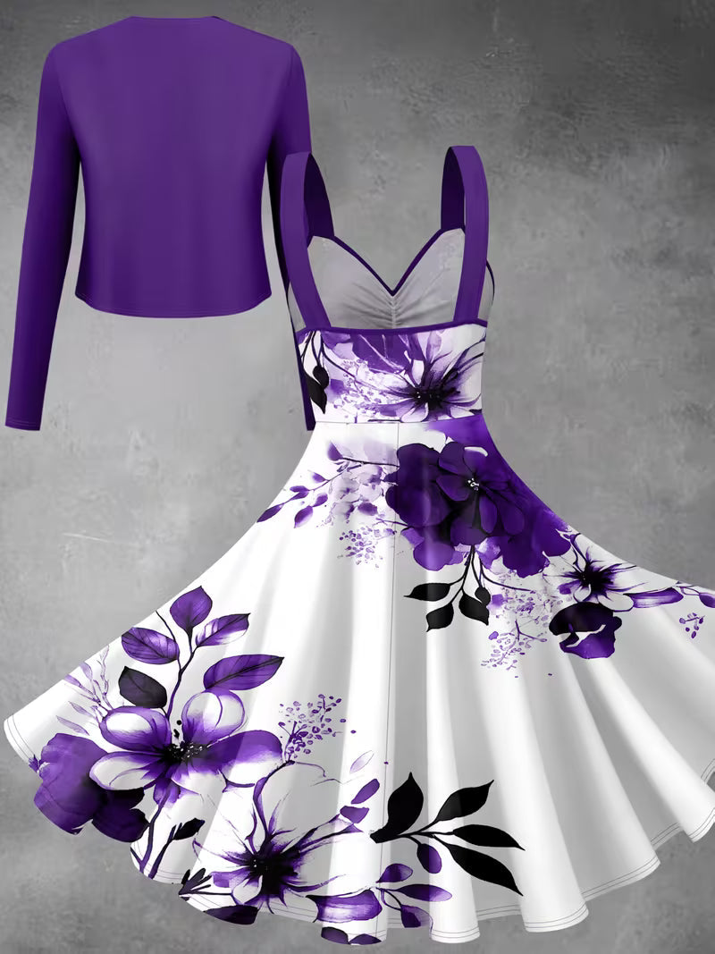 Luxe Grace Two-Piece Maxi Skirt Set