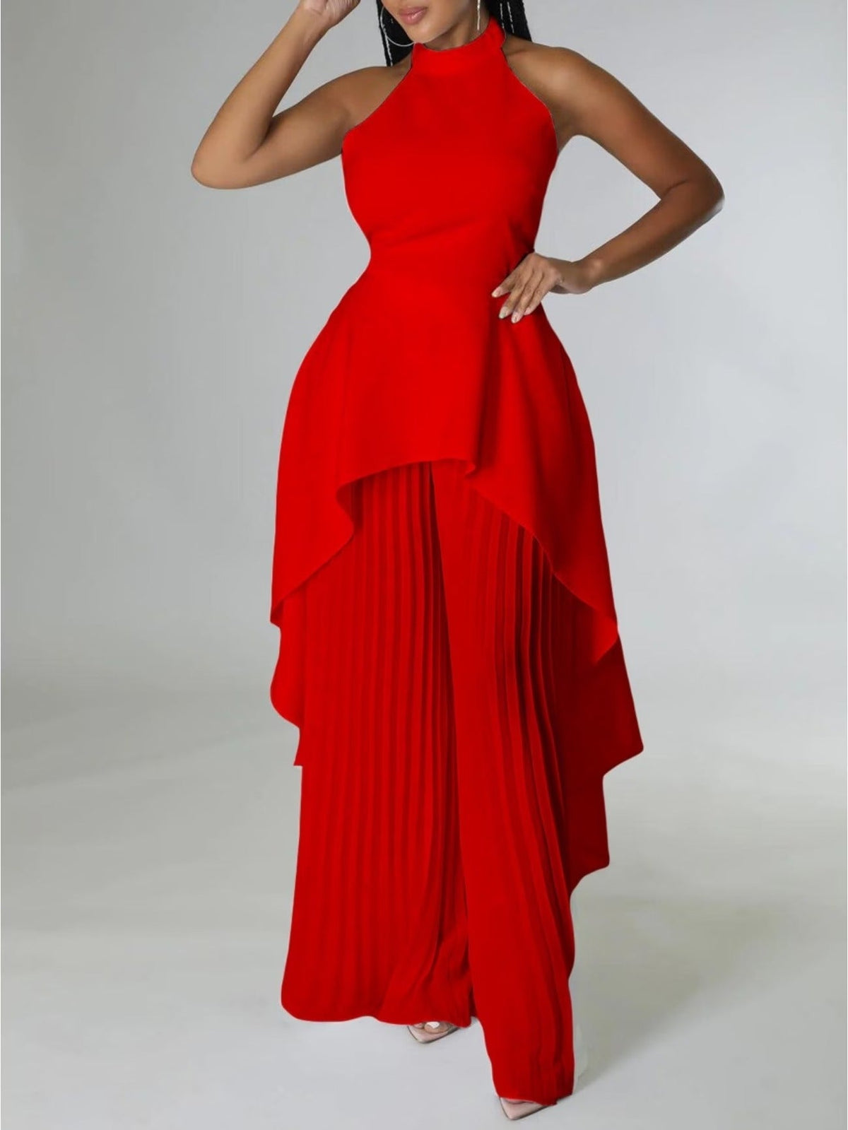Urban Grace Pleated Pants Ensemble