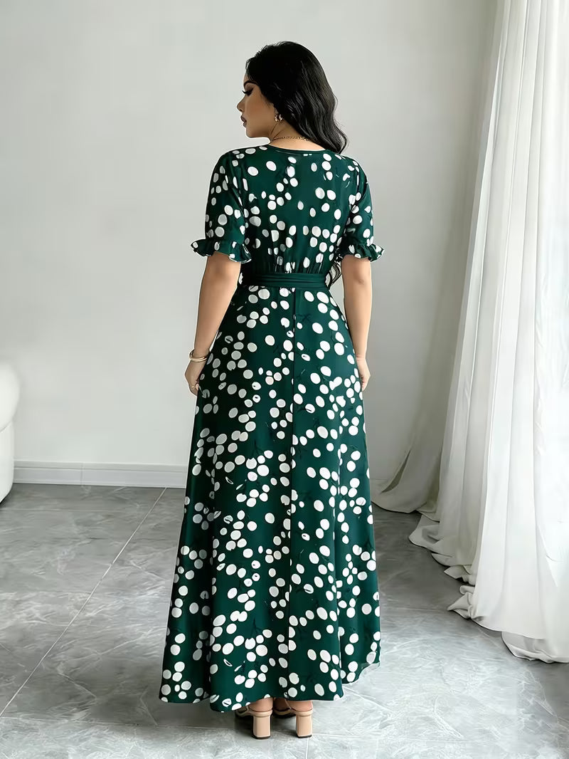 Floral Grace Waist Dress