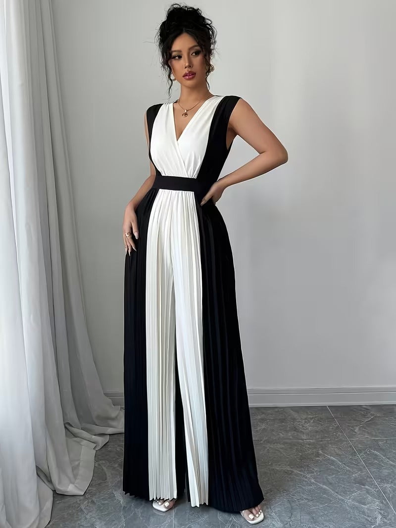 Scarlet Grace Pleated Jumpsuit