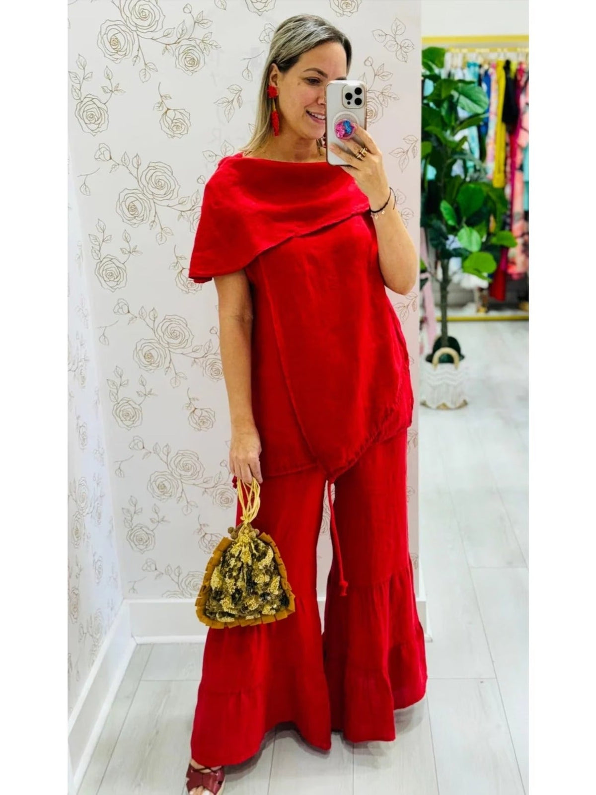 CurveMuse Casual Two-Piece Outfit