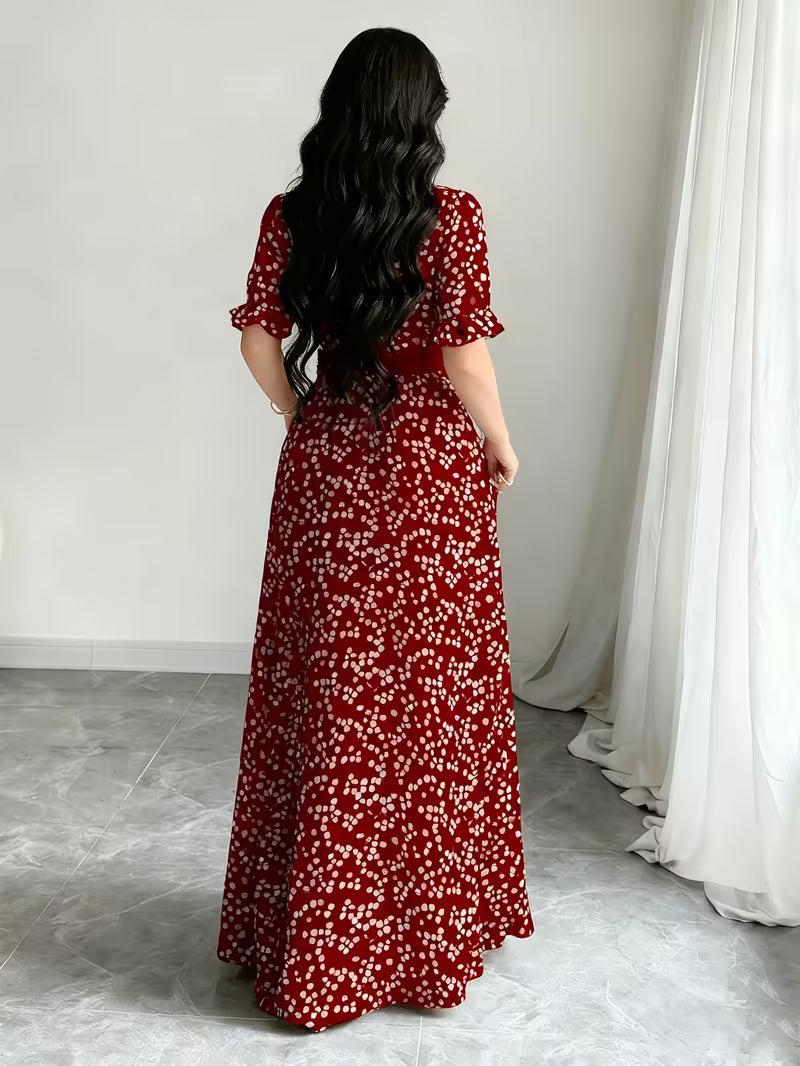 Floral Grace Waist Dress