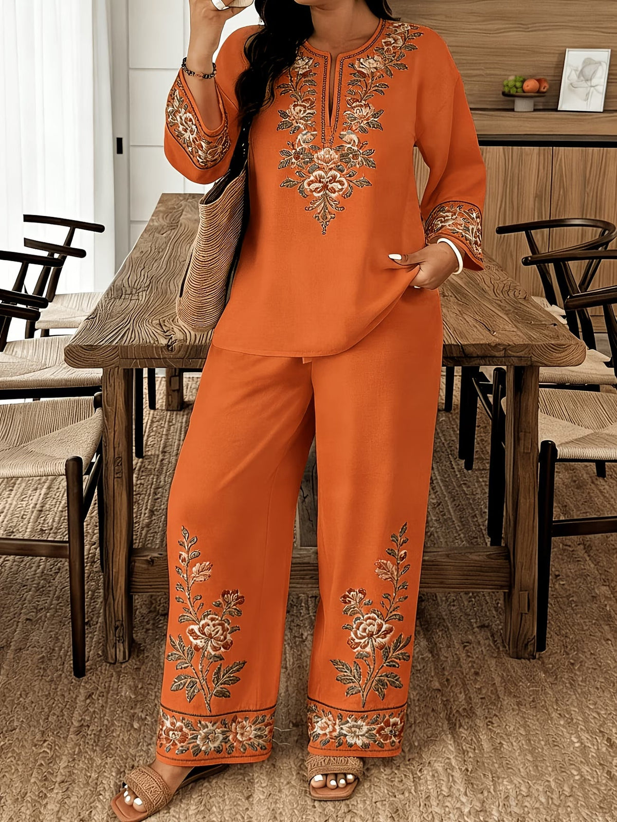 BloomVista Printed Co-Ord Set
