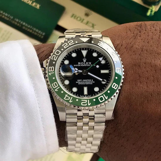 Role_x Gmt Master Green Watch