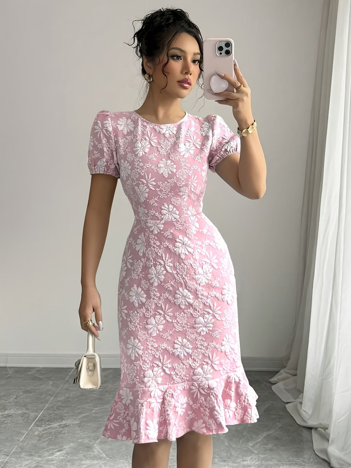Women’s Summer Floral Bodycon Party Dress