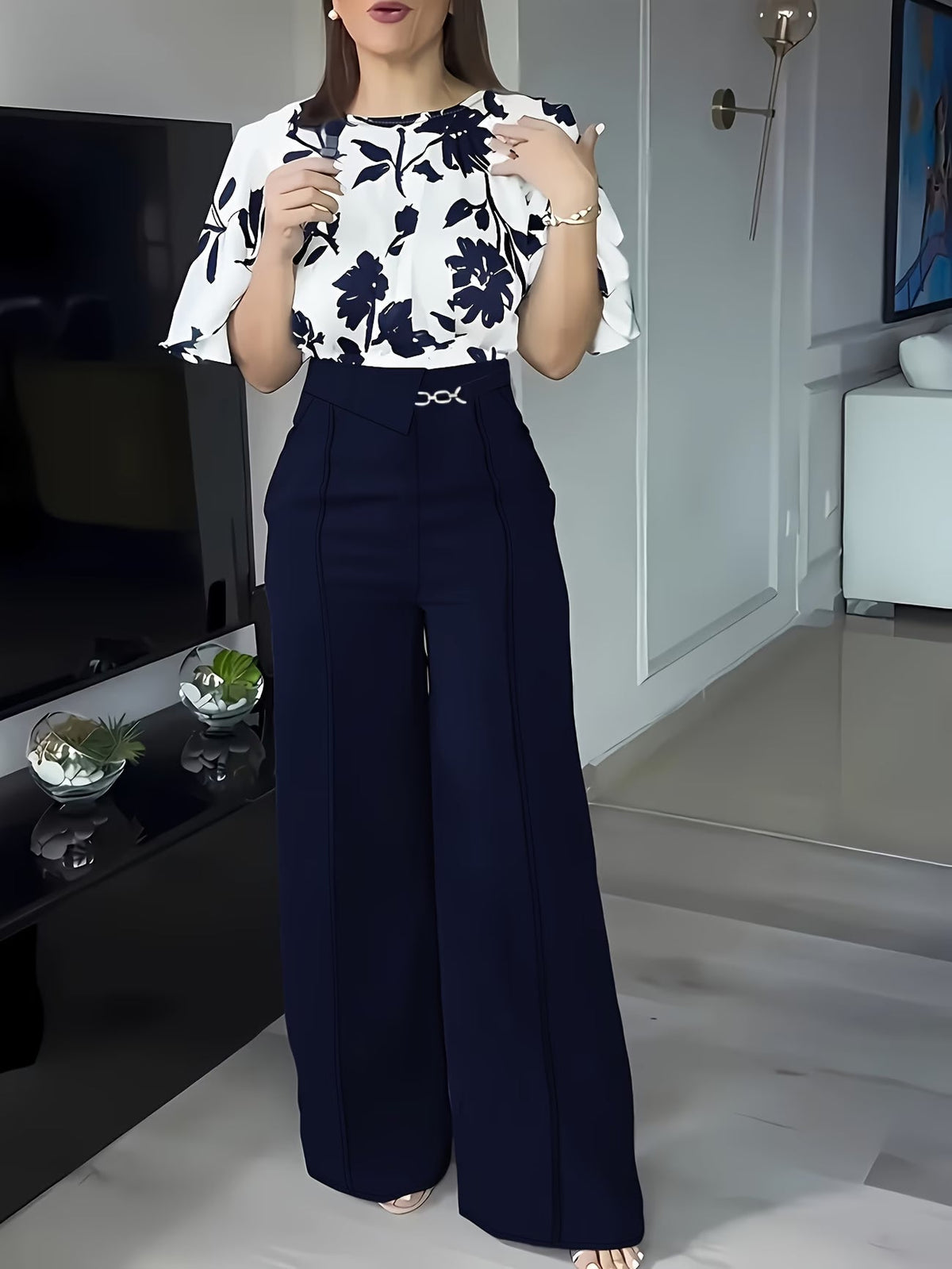 Elegant Printed Co-Ord Set for Women