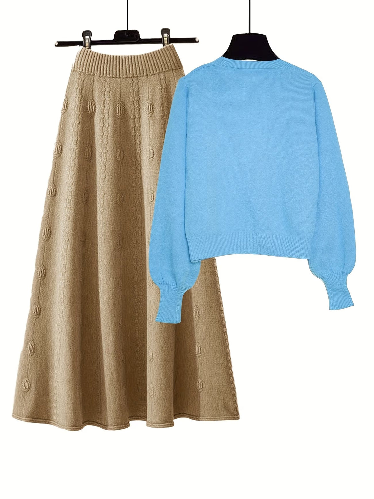 Women’s Knit Top & Skirt Set