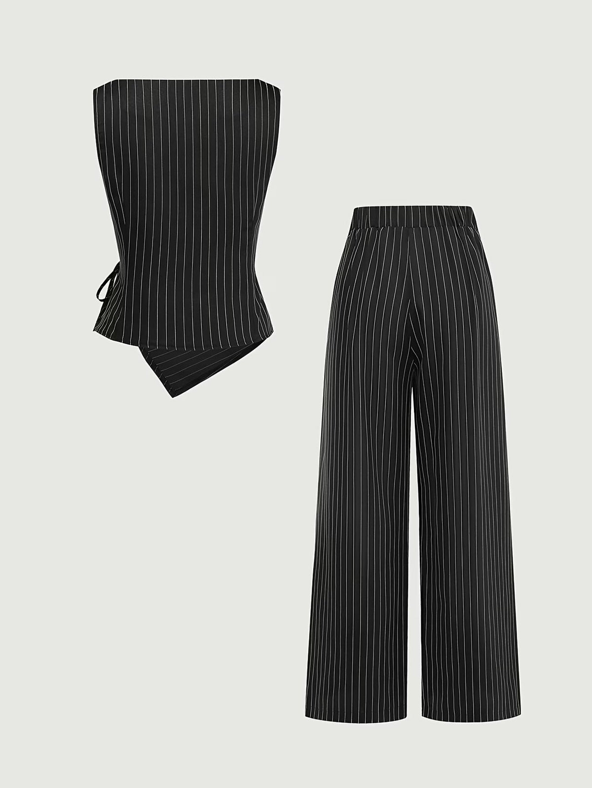 Luxe Pinstripe Co-Ord Set🖤