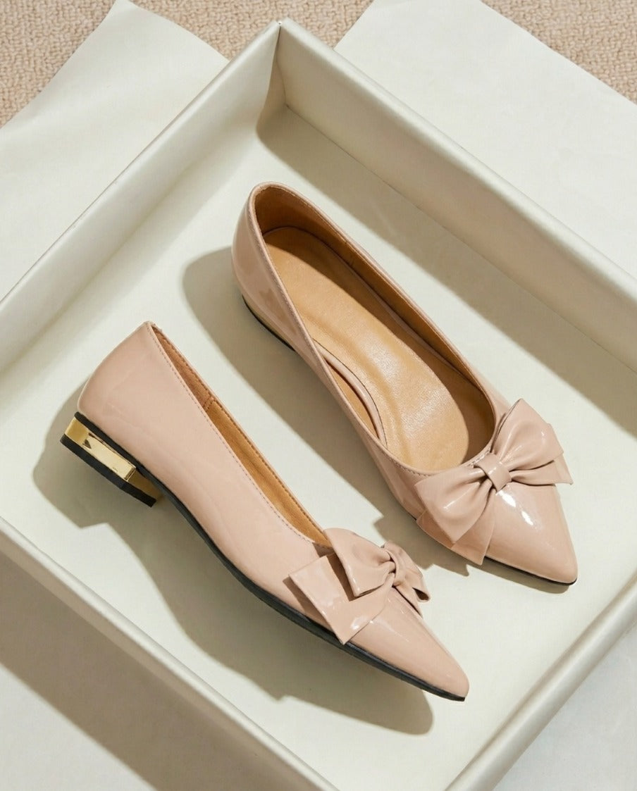 Classic Bow Flats Pointed Toe