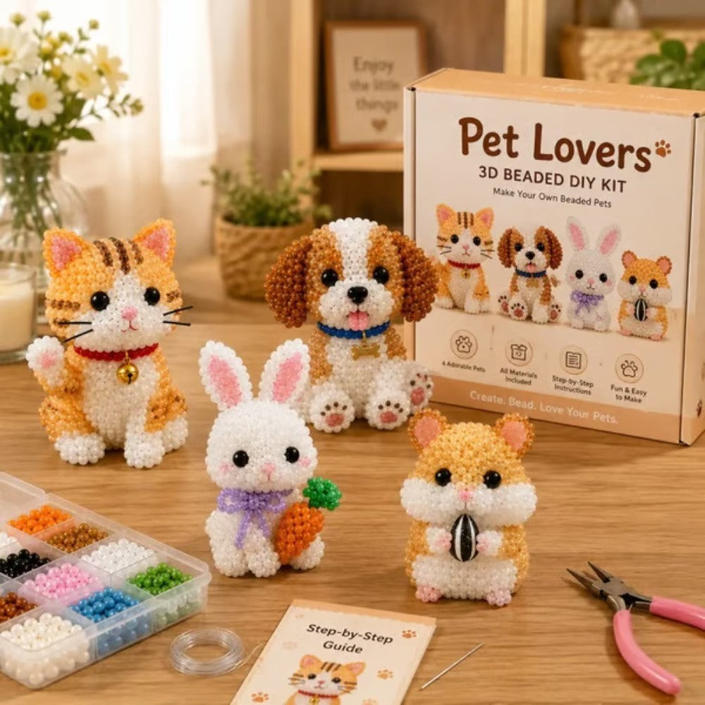WildCharm Animal Bead Craft Kit