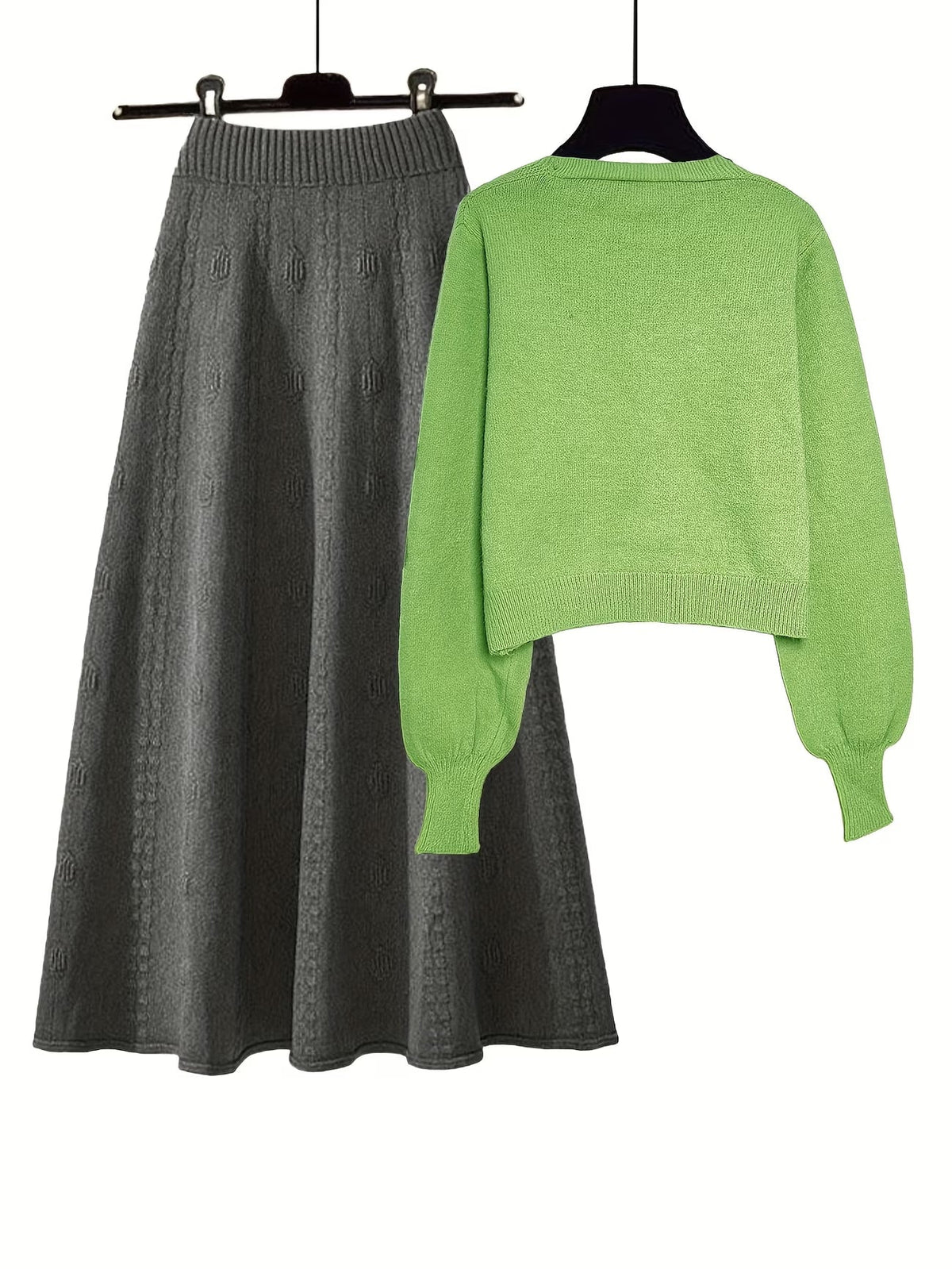 Women’s Knit Top & Skirt Set