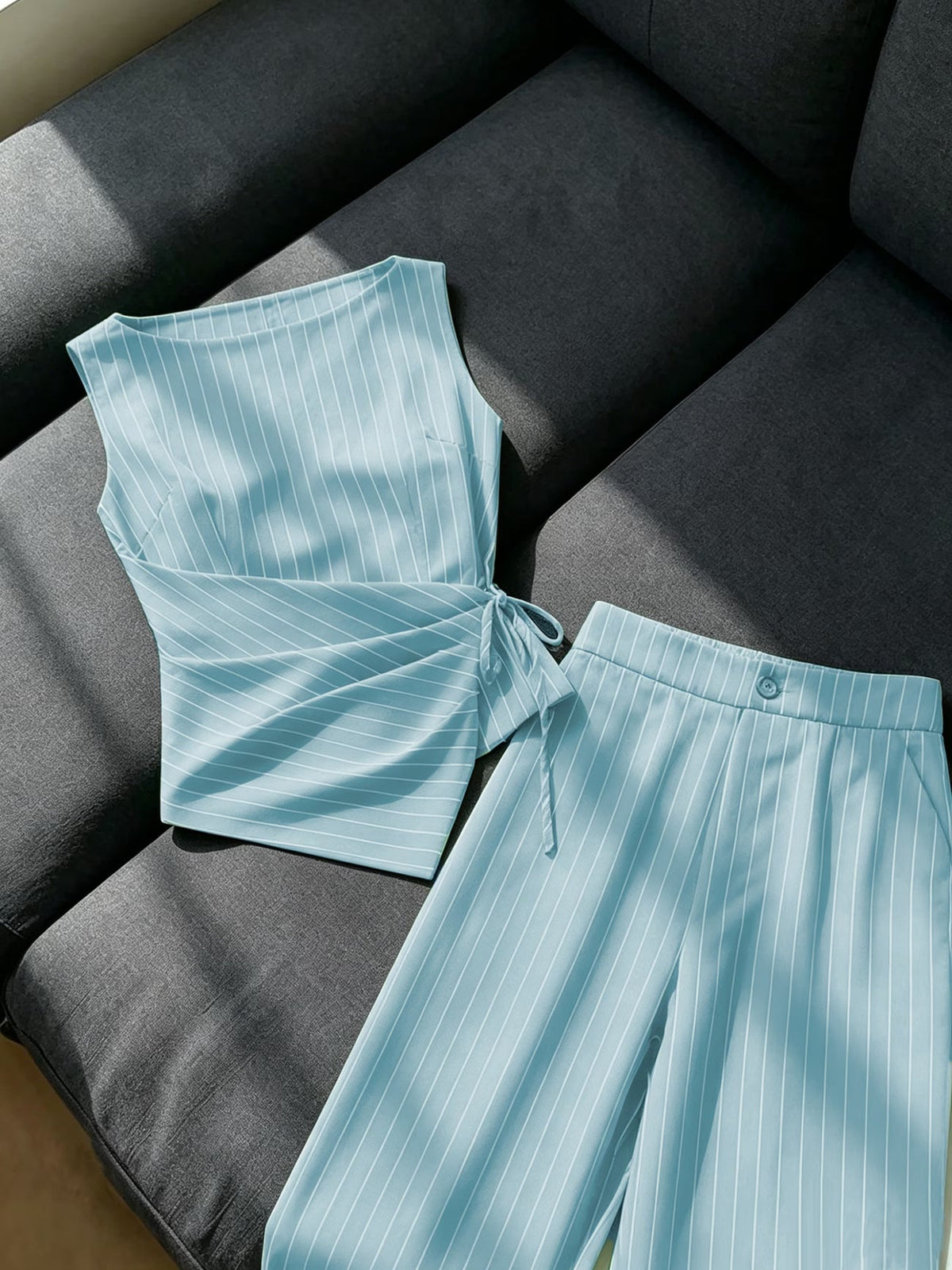 Luxe Pinstripe Co-Ord Set🖤