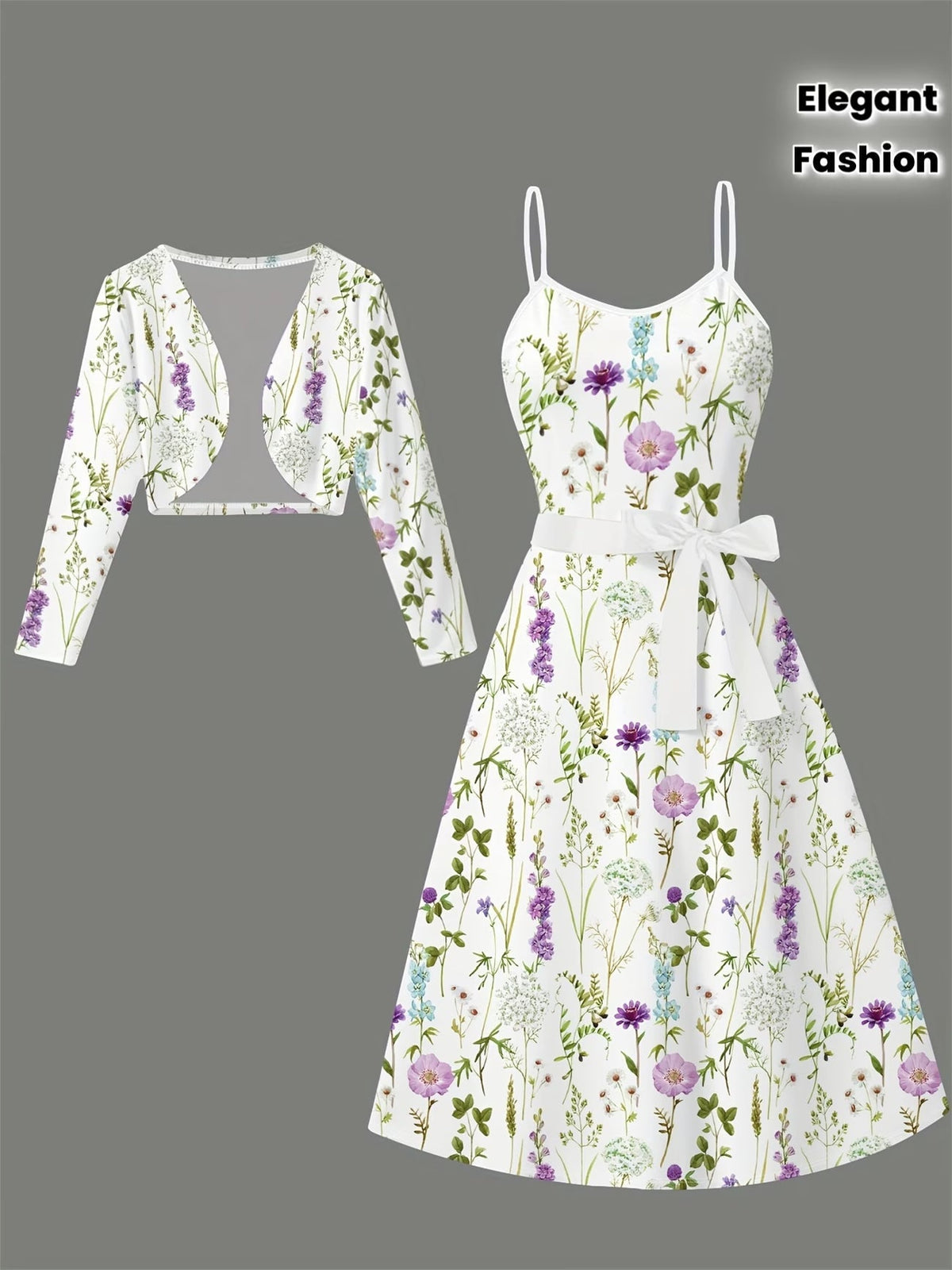 Women'S Tie Shirt Two-Piece