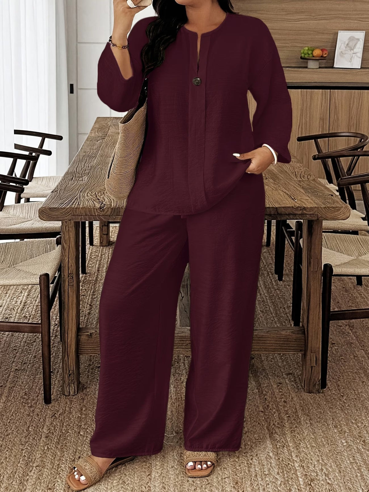 Autumn Relaxed Two-Piece Set