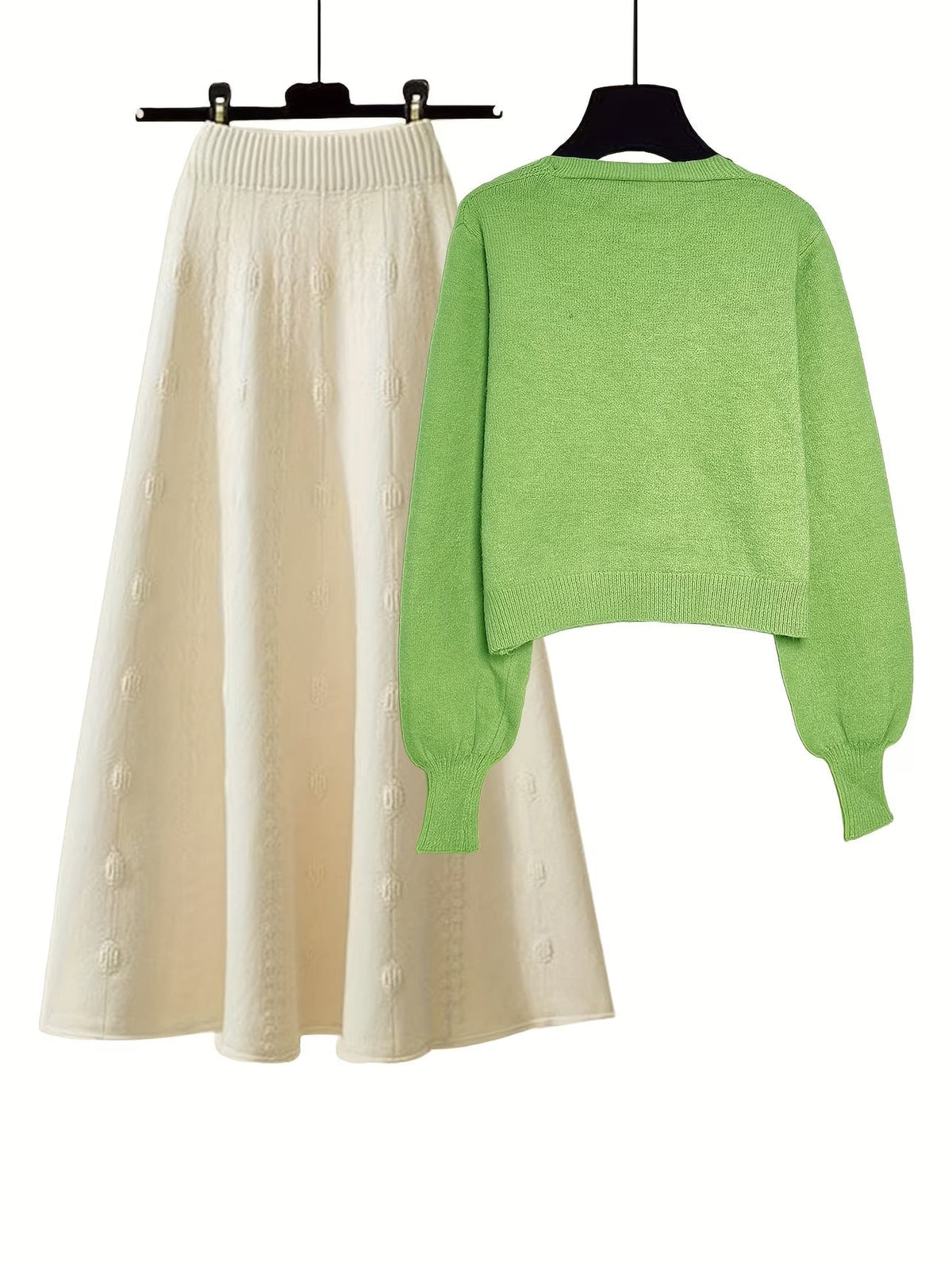 Women’s Knit Top & Skirt Set
