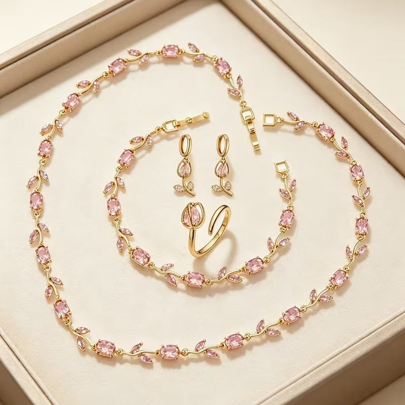 Royal Tulip Crystal Jewelry Collection