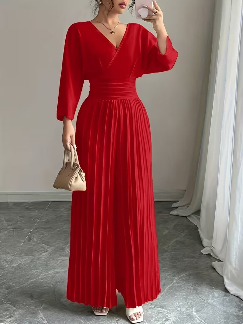 Scarlet Grace Pleated Jumpsuit