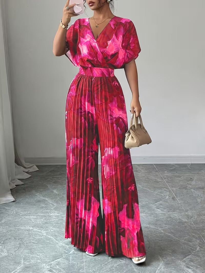Scarlet Grace Pleated Jumpsuit
