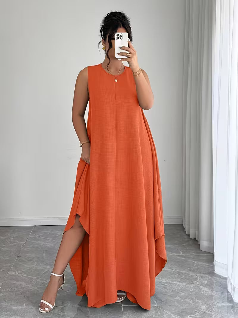 Elegant Tie-Belt A-Line Dress💖