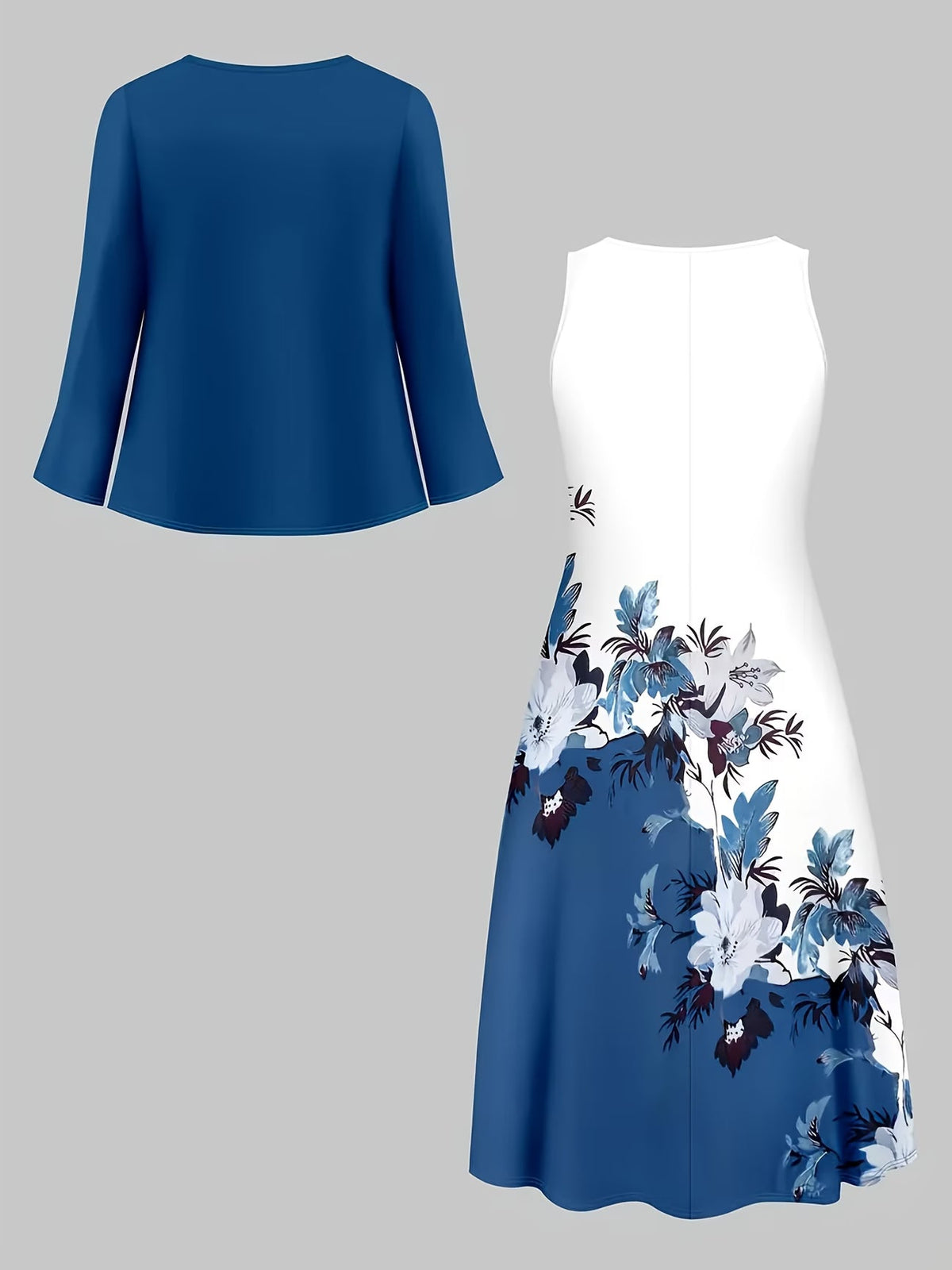 Floral Elegance Maxi Co-Ord Set
