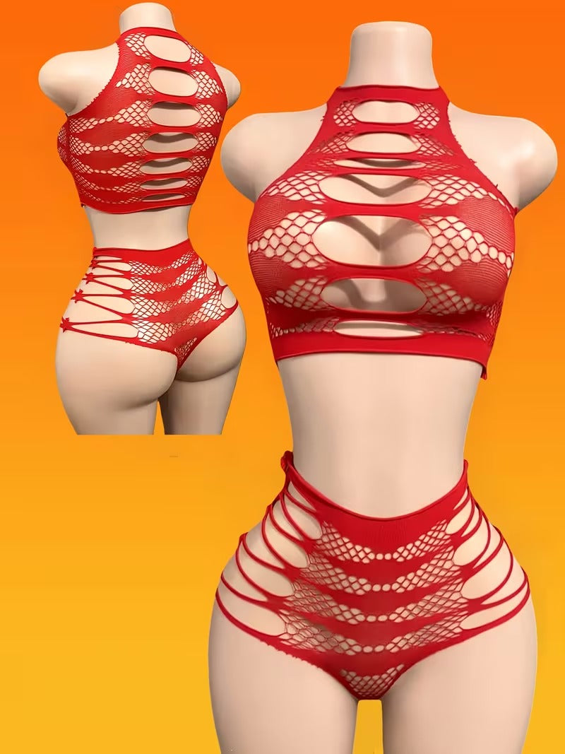 AllureNet Stretch Bodysuit Set
