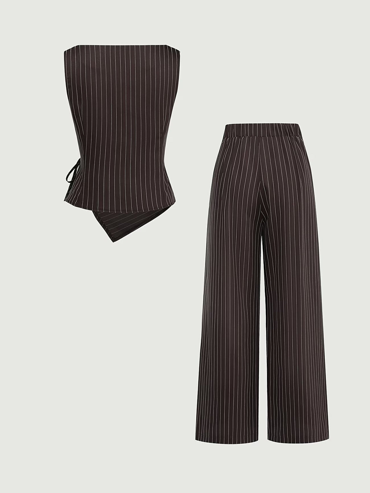 Luxe Pinstripe Co-Ord Set🖤