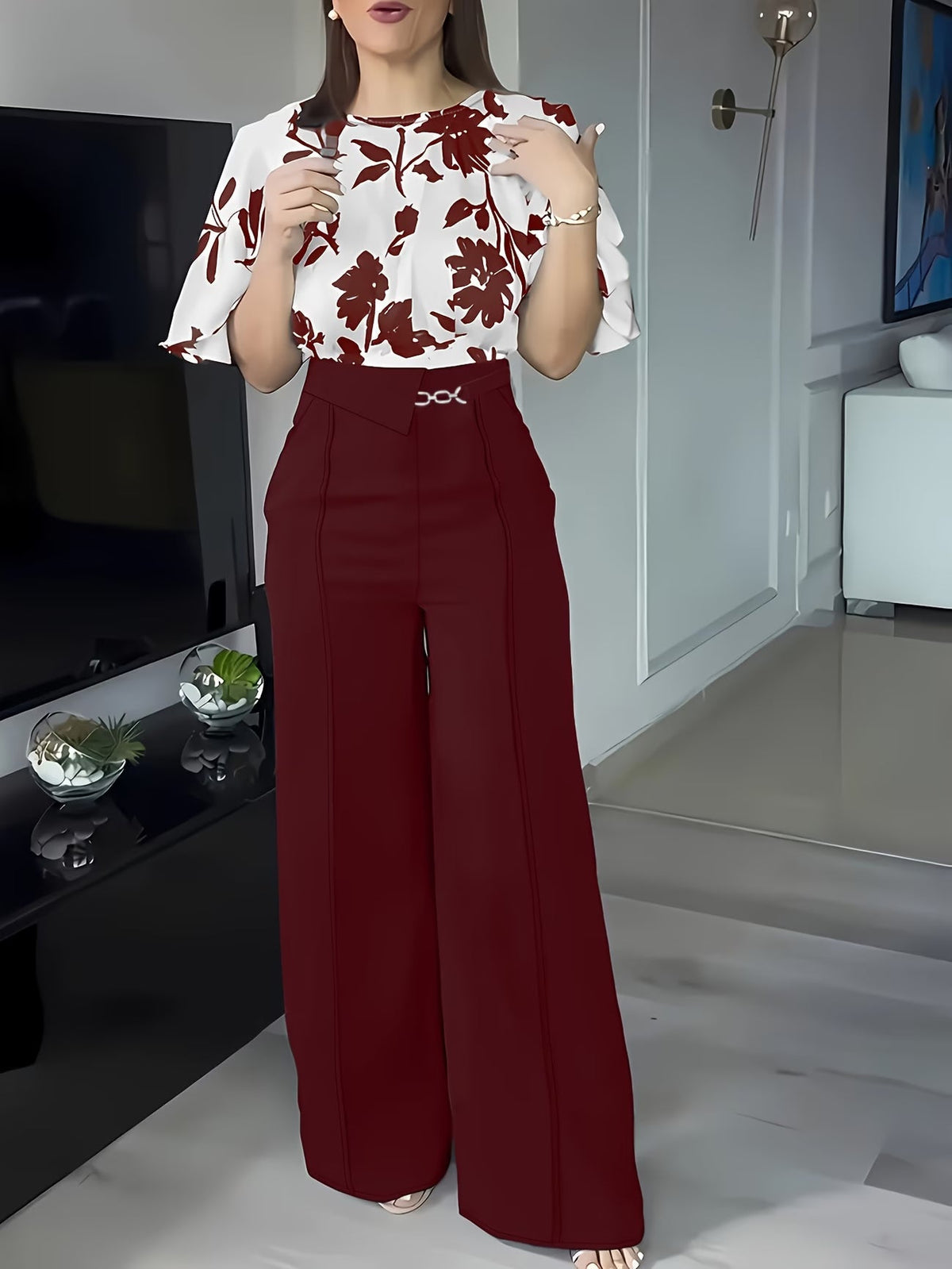 Elegant Printed Co-Ord Set for Women