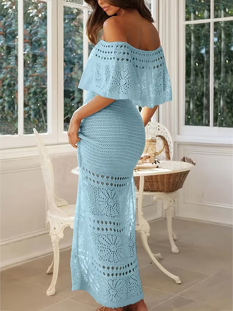 Vacay Muse Off-Shoulder Dress