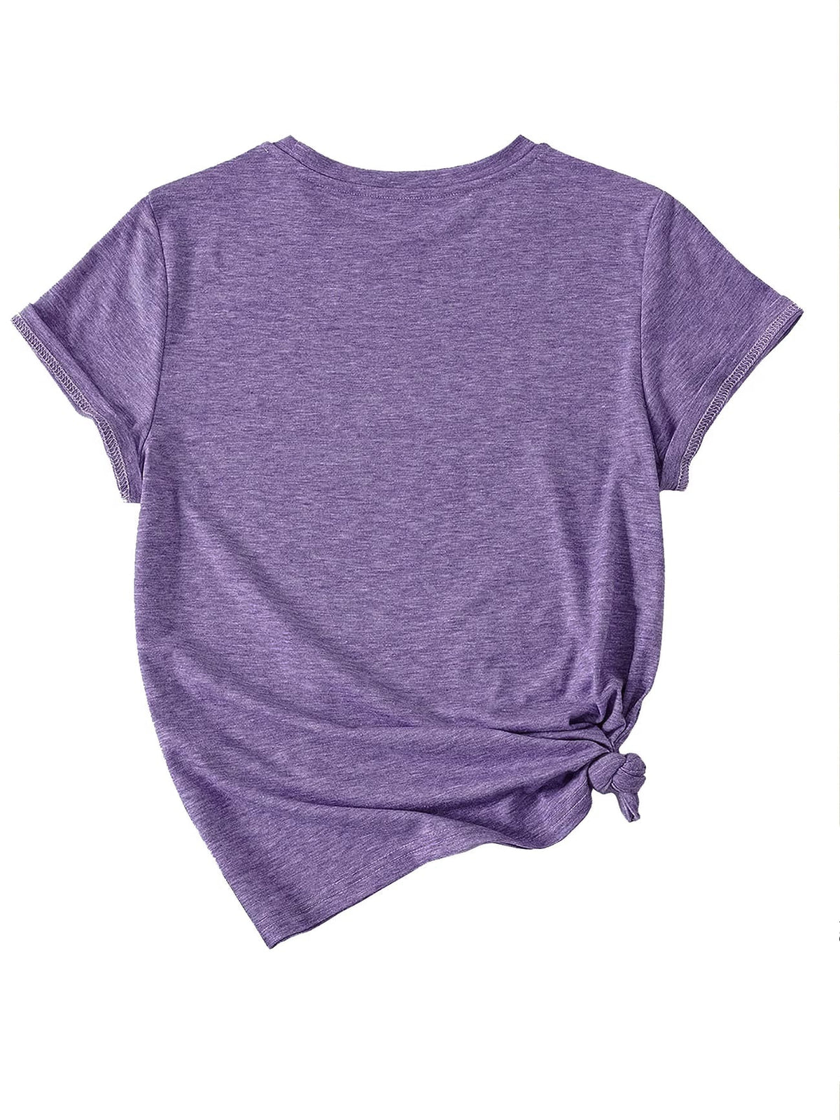 4PCS Women’s Vintage Valentine Print T-Shirts – Short Sleeve Round Neck Casual Tees