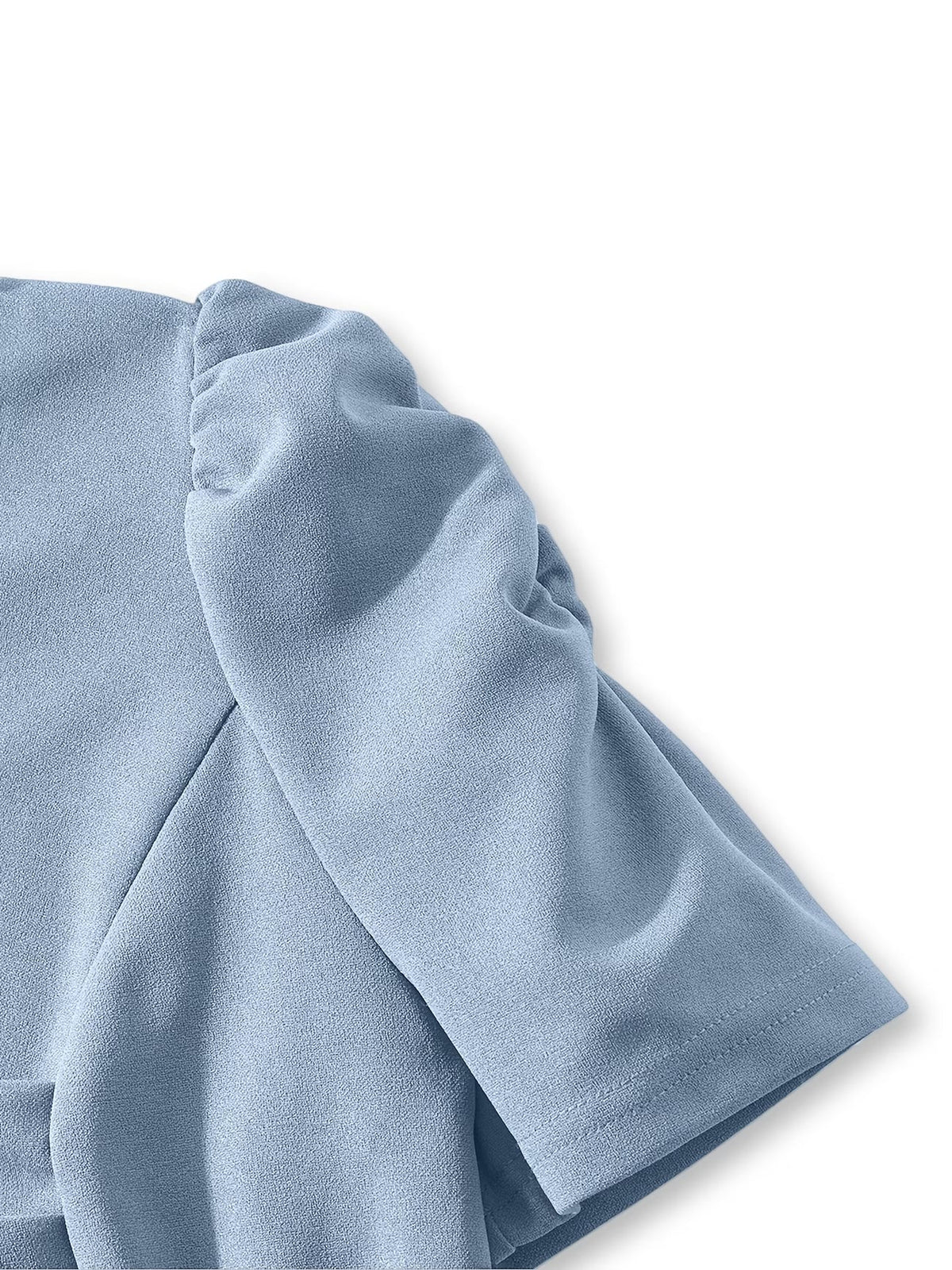 Women's Elegant V-Neck Ruffle Midi Dress with Waist Belt
