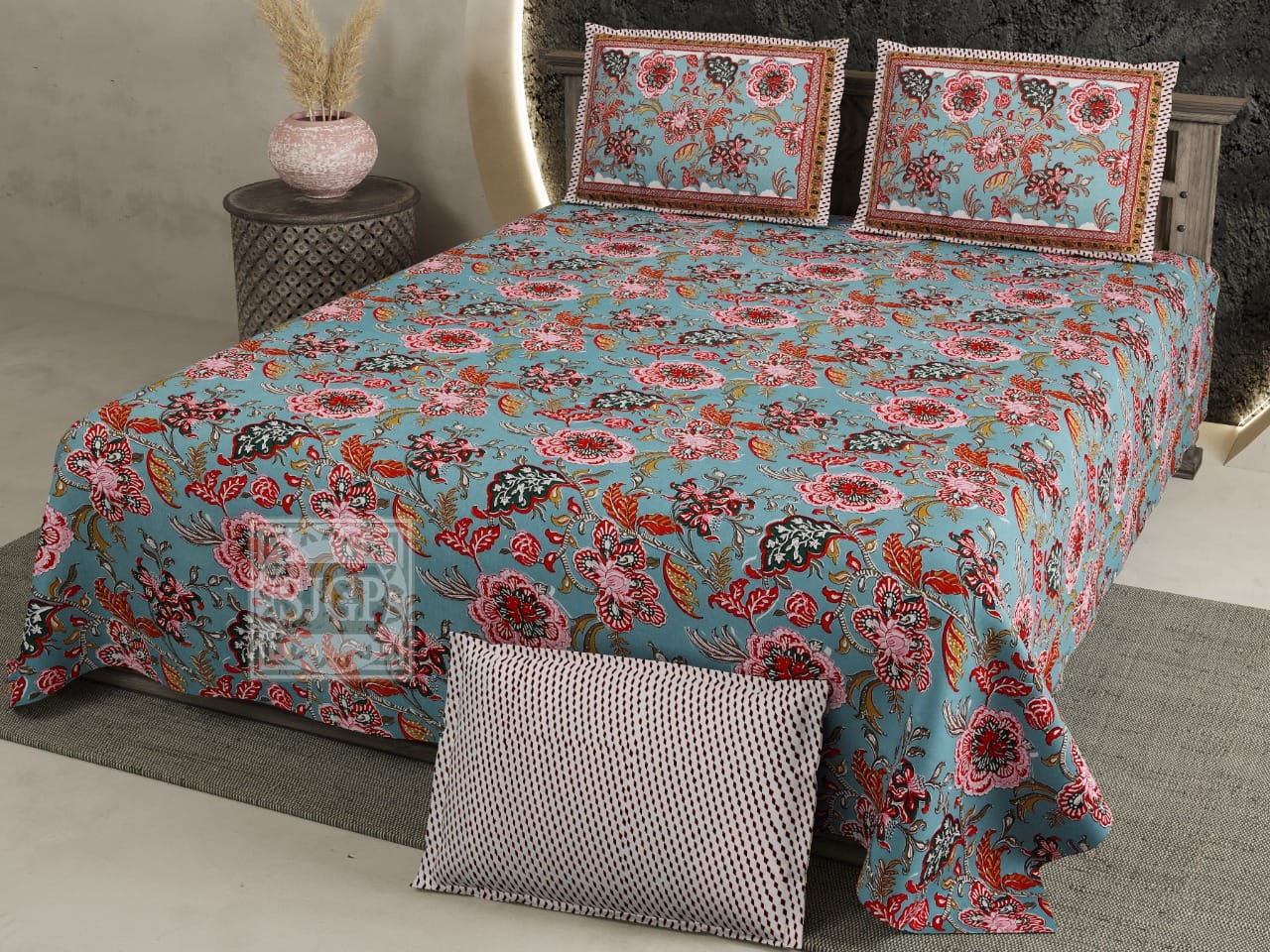 Chartook Jumbo Bedsheet Set - 9 ft by 9 ft (108x108 inches) with 2 Pillow Covers