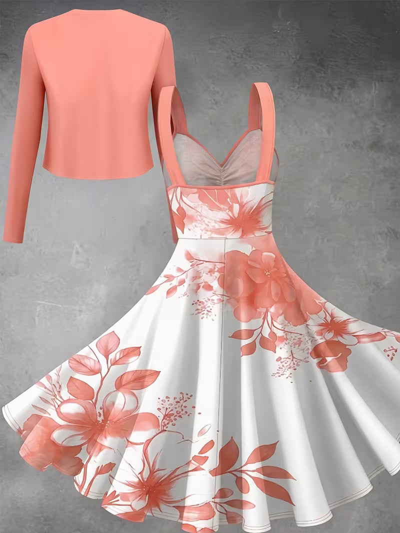 Luxe Grace Two-Piece Maxi Skirt Set