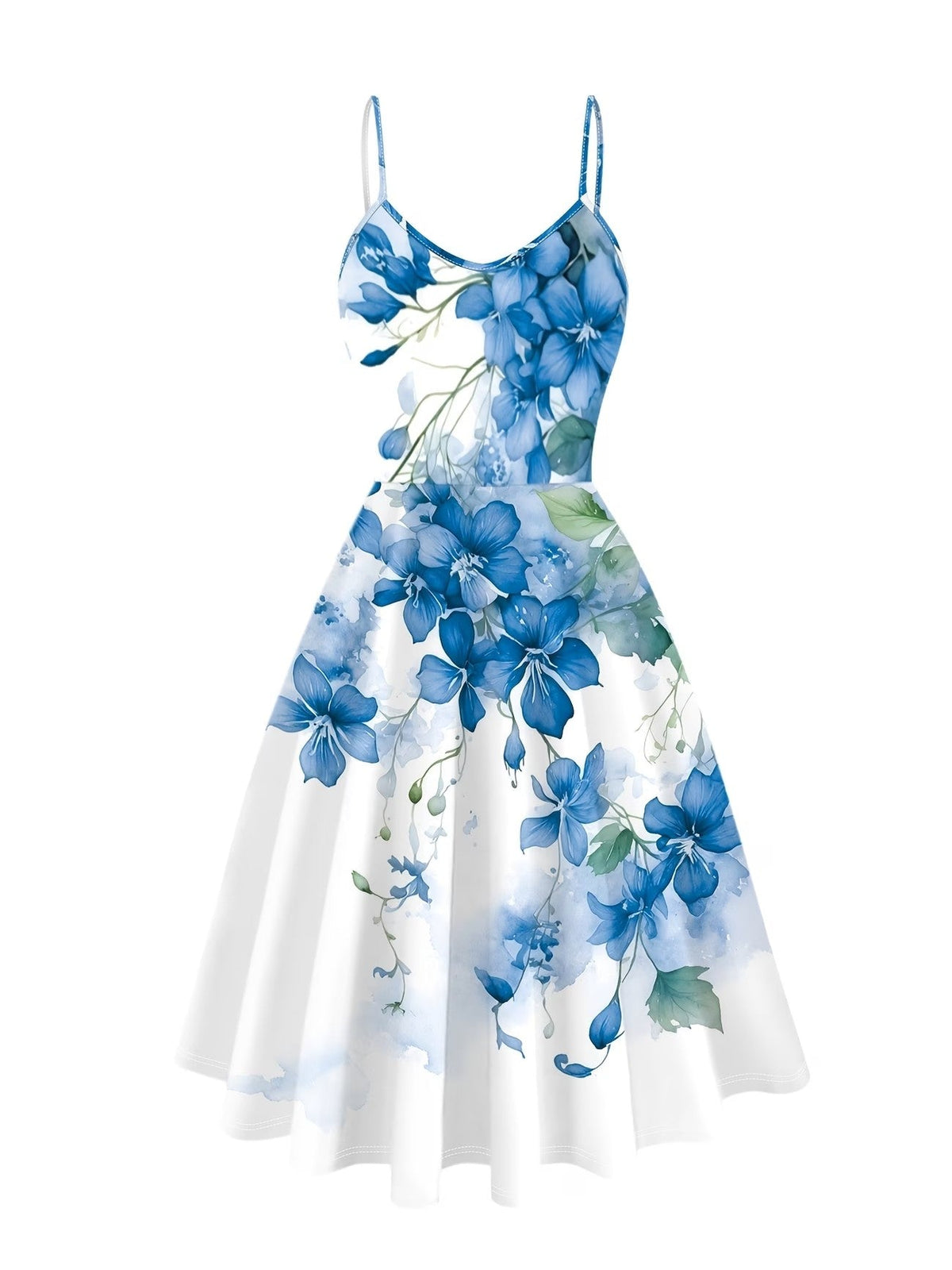 Floral Dress & Cardigan Set