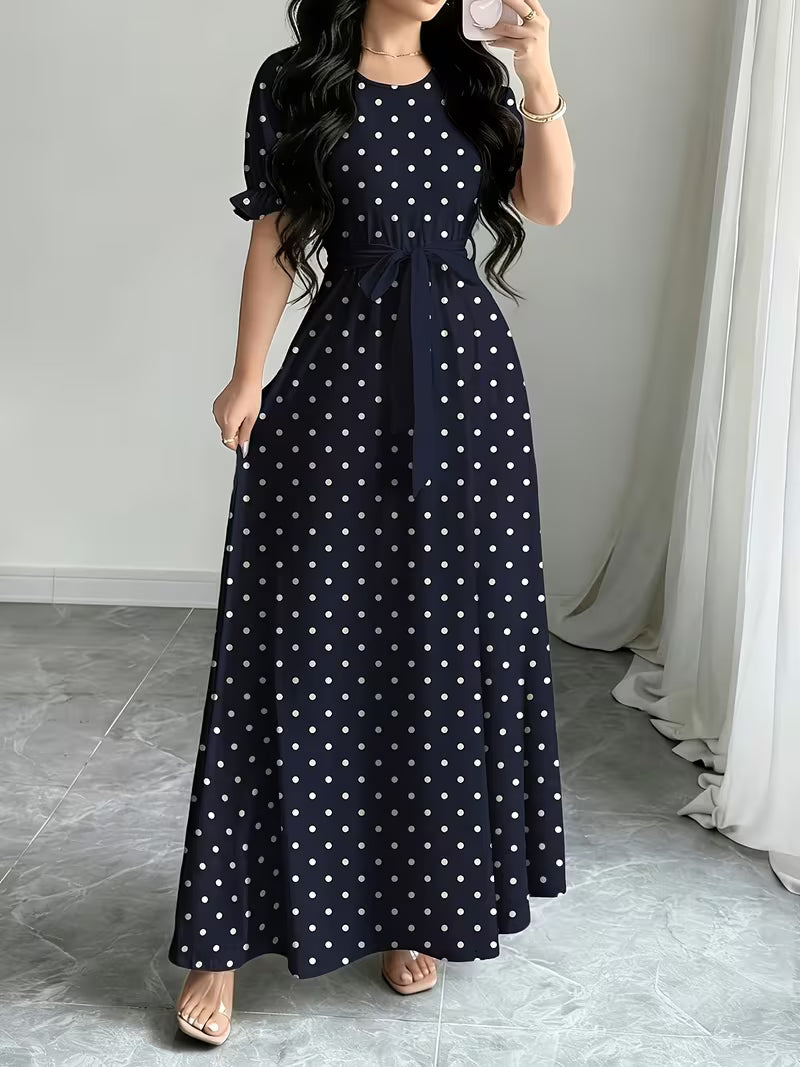 Floral Grace Waist Dress