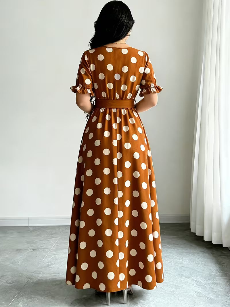 Floral Grace Waist Dress