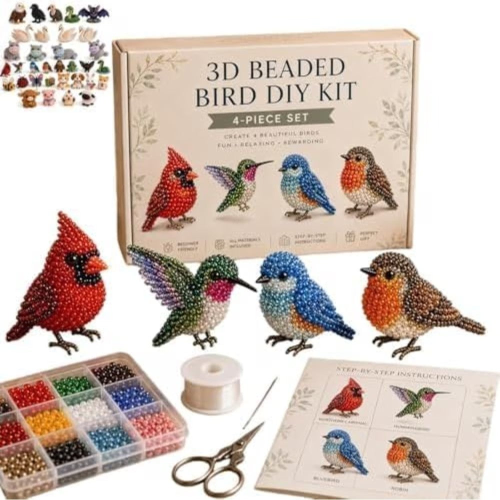 WildCharm Animal Bead Craft Kit