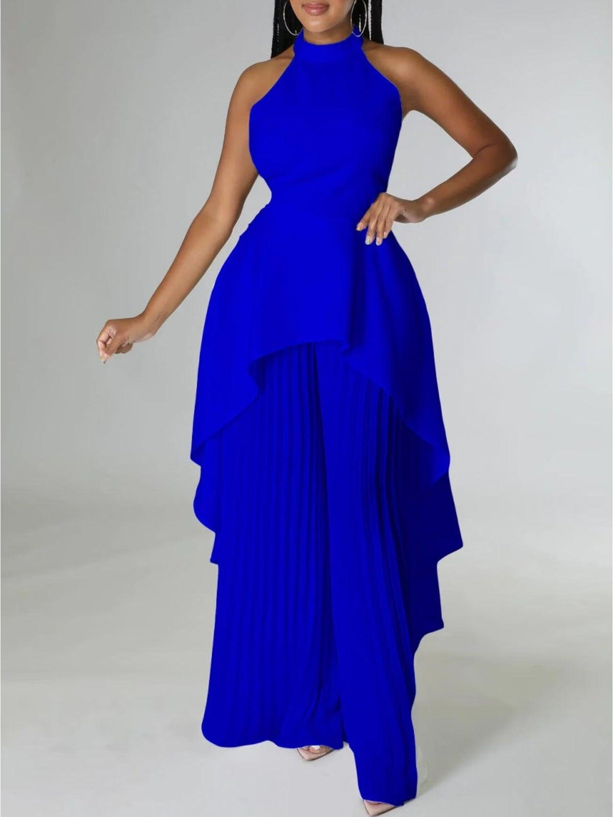 Urban Grace Pleated Pants Ensemble