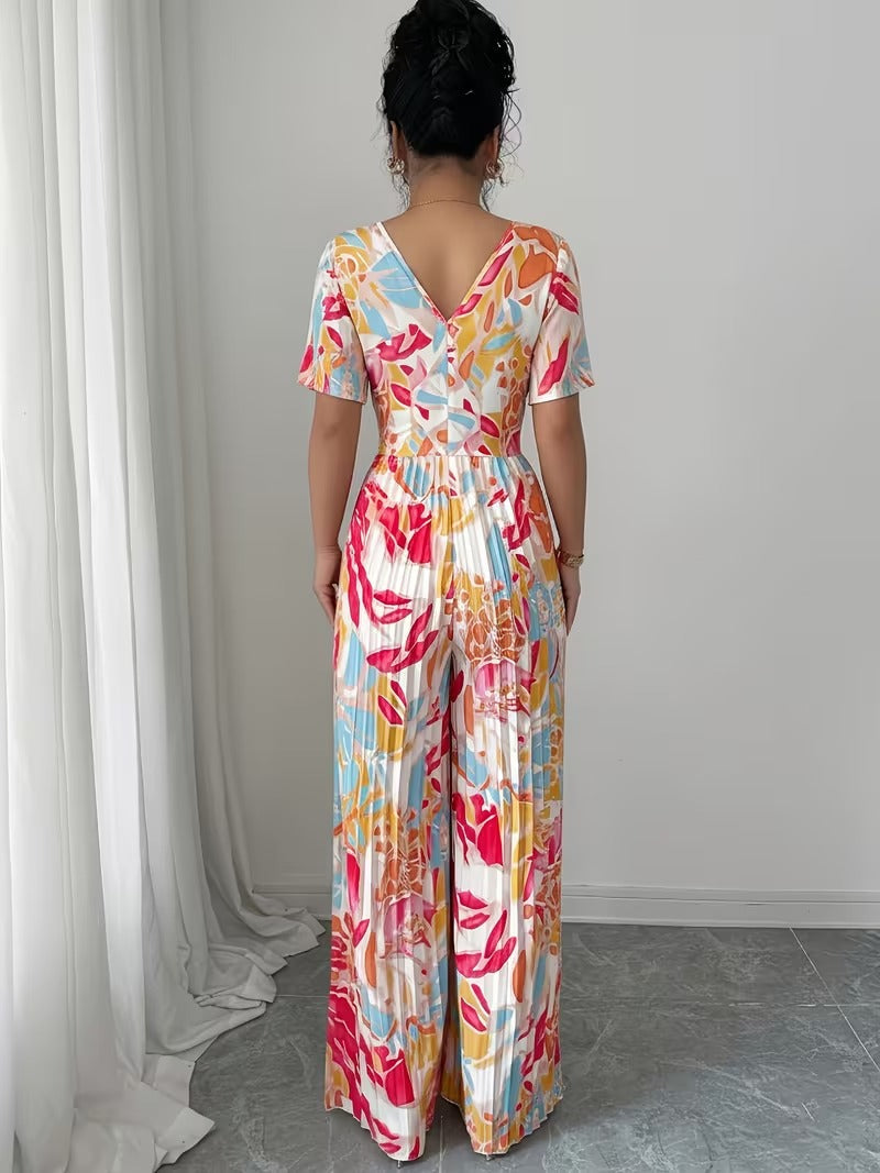 Scarlet Grace Pleated Jumpsuit