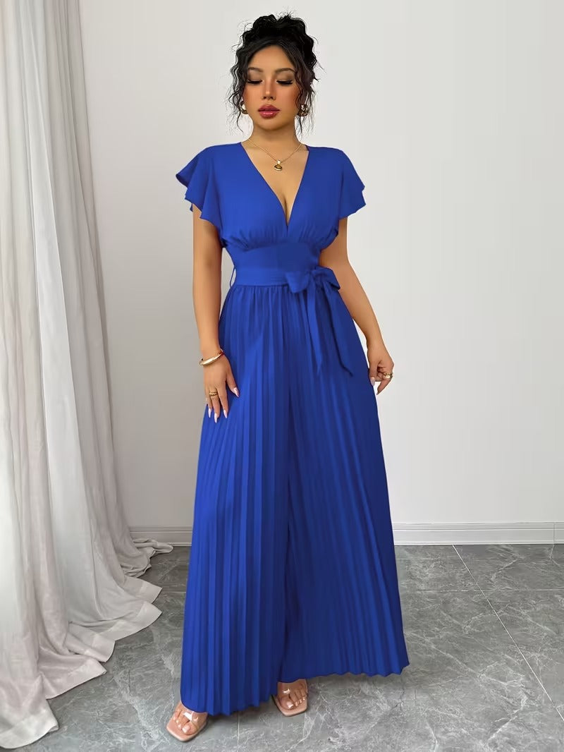 Scarlet Grace Pleated Jumpsuit