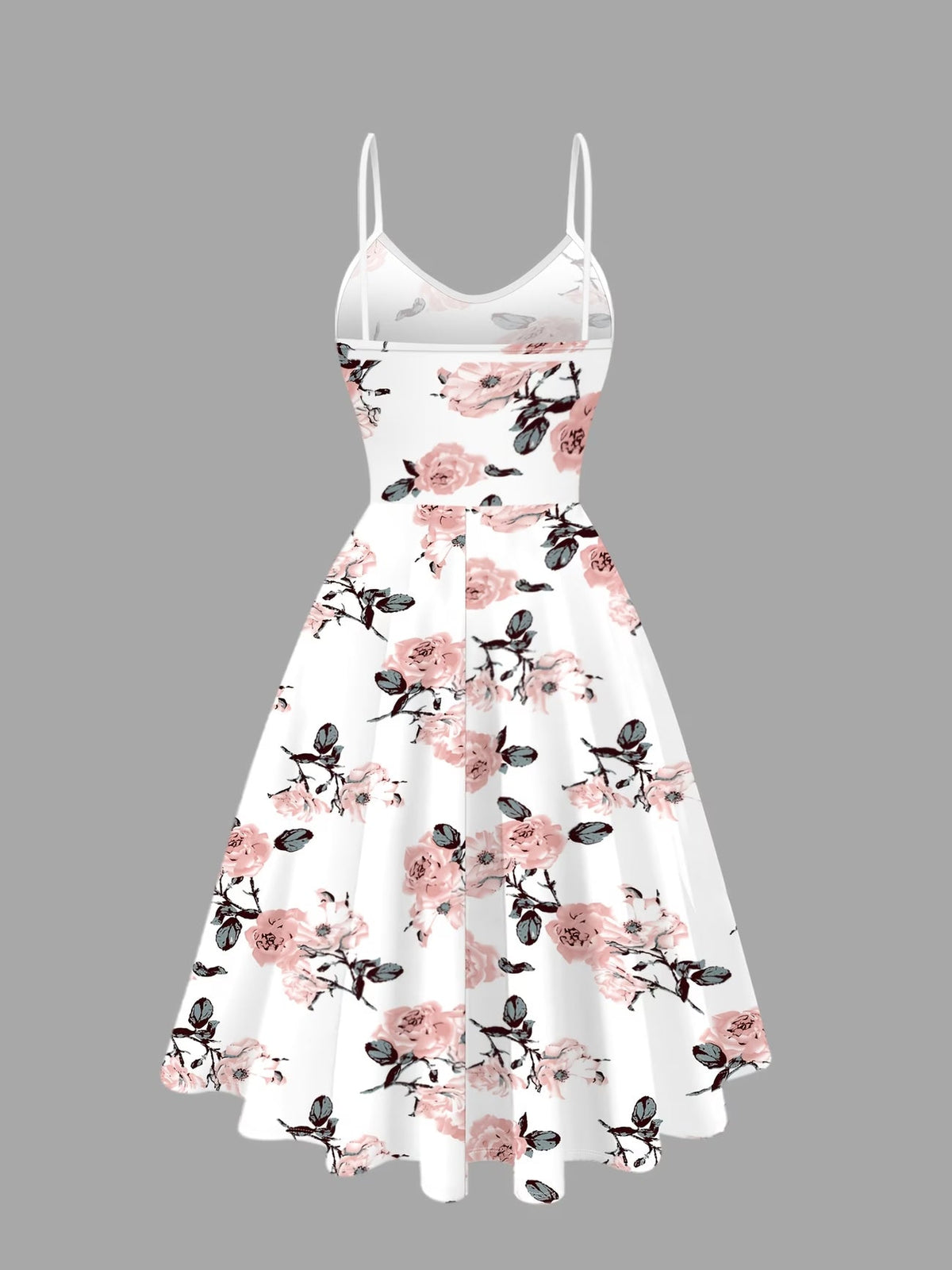 Women Summer Vacation Floral Dress & Top 2-Piece Set