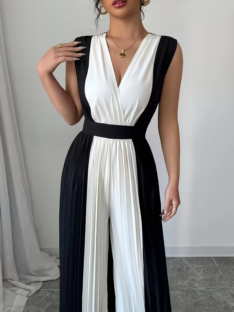 Scarlet Grace Pleated Jumpsuit