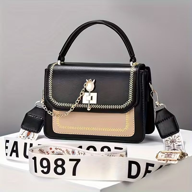Handbag for Women, Trendy Small Square Bag, Fashionable Crossbody Bag, Versatile Shoulder Bag in Korean Style
